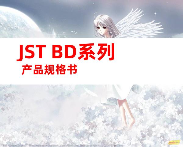 JST BD系列 产品规格书